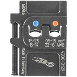 GEDORE Crimp-Zangen-Set INDUSTRIAL (S 8140 J), 4-teilig, Crimpzange schwarz, für spezifische Anforderungen im Bereich der industriellen Wartung