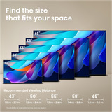 Hisense 50A6S, LED-Fernseher 126 cm (50 Zoll), schwarz/dunkelgrau, UltraHD/4K, Triple Tuner