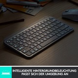 Logitech MX Keys Mini for Business , Tastatur graphit, DE-Layout