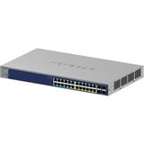 Netgear 24-Port Gigabit PoE+ und PoE++ Smart Switch GS728TXUP 420 W PoE Budget, inkl. 1 Jahres Abonnement von Insight