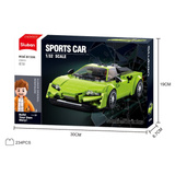 Sluban ModelBricks Grüner Sportwagen, Konstruktionsspielzeug 
