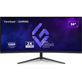 ViewSonic VX3418C-2K, Gaming-Monitor 86.4 cm (34 Zoll), schwarz, UWQHD, VA, Curved, Free Sync Premium, 180Hz Panel