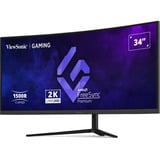 ViewSonic VX3418C-2K, Gaming-Monitor 86.4 cm (34 Zoll), schwarz, UWQHD, VA, Curved, Free Sync Premium, 180Hz Panel