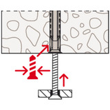fischer Spreizdübel SX Plus 14x70 hellgrau, 20 Stück