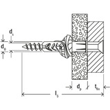 fischer Universaldübel UX 6x50 hellgrau, 100 Stück