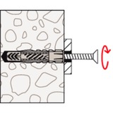 fischer Universaldübel UX 6x50 hellgrau, 100 Stück