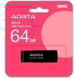 ADATA UC310 64 GB, USB-Stick schwarz, USB-A 3.2 Gen 1