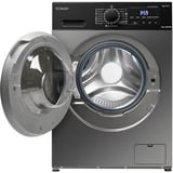 Bomann WA 7112 titan, Waschmaschine titan/schwarz