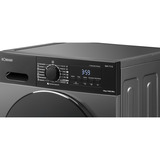 Bomann WA 7112 titan, Waschmaschine titan/schwarz