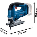 Bosch Professional Akku-Stichsäge GST 18V-125 B Professional solo, 18Volt blau/schwarz, ohne Akku und Ladegerät, in L-BOXX