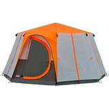 Coleman Kuppelzelt Octagon 8 Orange orange/grau, Modell 2024