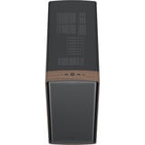 Fractal Design Summit Black Solid, Tower-Gehäuse schwarz/holz