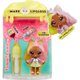 MGA Entertainment Yummiland Lip Gloss Doll Serie 2 - Nia Candy Fluff, Puppe 