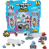 Moose Toys MrBeast Lab Swarms S3 Mega Lab 14 Pack - Avalanche Globe, Spielfigur sortierter Artikel
