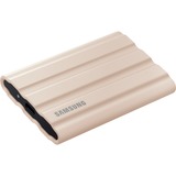 Samsung Portable SSD T7 Shield 1 TB, Externe SSD beige, USB-C 3.2 Gen 2 (10 Gbit/s), extern