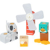 Spin Master Melissa & Doug - Blockables Bauernhoffreunde Set, Konstruktionsspielzeug 