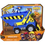 Spin Master Rubble & Crew - Premium Baufahrzeug, Spielfahrzeug  mit Kippmulde, Planierwalze, Lichtern und Geräuschen und Wheeler-Figur