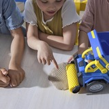 Spin Master Rubble & Crew - Premium Baufahrzeug, Spielfahrzeug  mit Kippmulde, Planierwalze, Lichtern und Geräuschen und Wheeler-Figur