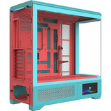 Thermaltake View 600 TG Mint Strawberry, Big-Tower-Gehäuse mint/beere, Tempered Glass