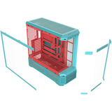 Thermaltake View 600 TG Mint Strawberry, Big-Tower-Gehäuse mint/beere, Tempered Glass