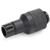 Alphacool ES Schnellverschlusskupplung G1/4 AG PushIn Male, Verbindung schwarz