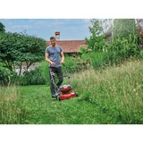 EINHELL Akku-Rasenmäher GE-CM 36/48 Li M - Solo, 36Volt (2x18V) rot/schwarz, ohne Akku und Ladegerät