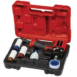 EINHELL Druckluft-Schlagschrauber TC-PW 610 Compact schwarz/rot, Lösemoment 610 Nm, 1/2", inkl. 3 Stecknüsse, Koffer