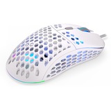 ENDORFY LIX Plus Onyx White, Gaming-Maus weiß/grau