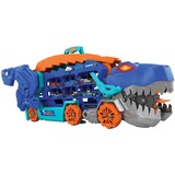 Hot Wheels Ultimativer T-Rex-Transporter, Spielfahrzeug orange, für mehr als 20 Autos