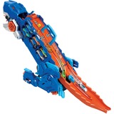 Hot Wheels Ultimativer T-Rex-Transporter, Spielfahrzeug orange, für mehr als 20 Autos