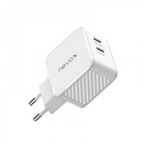 Nevox 45W DUAL USB-C (PD) QC3.0 Ladegerät GaN weiß, PD 3.0, QC 3.0