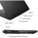 OMEN 17-db1178ng, Gaming-Notebook schwarz, AMD Ryzen AI 7 350, NVIDIA GeForce RTX 5060, 32 GB DDR5, 1 TB (1 TB SSD), ohne Betriebssystem