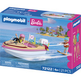 PLAYMOBIL 72122 Barbie Abenteuerboot, Konstruktionsspielzeug 