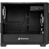 Sharkoon V1000 RGB, Tower-Gehäuse schwarz, Seitenteil aus gehärtetem Glas