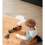 Simba Volvo Truck FH-16 mit Auflieger und Radlader, Spielfahrzeug orange/grau, Mit Licht und Sound
