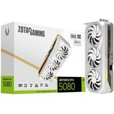 ZOTAC GeForce RTX 5080 SOLID OC White Edition, Grafikkarte DLSS 4, 3x DisplayPort, 1x HDMI 2.1