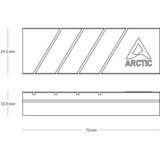 ARCTIC M2 Pro, Kühlkörper silber