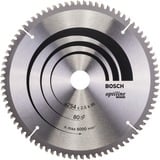 Bosch Kreissägeblatt Optiline Wood, Ø 254mm, 80Z Bohrung 30mm, für Kapp- & Gehrungssägen