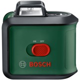 Bosch Kreuzlinienlaser UniversalLevel 360 Set, mit Stativ grün/schwarz, grüne Laserlinien, Reichweite Ø 24 Meter