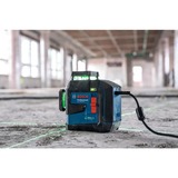 Bosch Professional Linienlaser GLL 80-33 G Professional blau/schwarz, grüne Laserlinien, inkl. Universalhalter LB 10