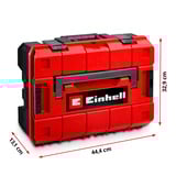 EINHELL E-Case Werkzeugkoffer Umzug , 79-teilig, Werkzeug-Set schwarz/rot