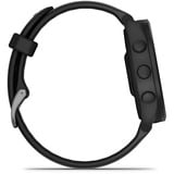 Garmin Forerunner 165 Music, Smartwatch schwarz/dunkelgrau, 43 mm, Silikon-Armband
