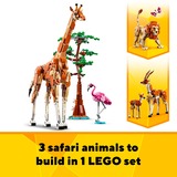 LEGO 31150 Creator 3-in-1 Tiersafari, Konstruktionsspielzeug 