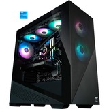 Thermaltake Hyperion Black, Gaming-PC schwarz, Windows 11 Home 64-Bit