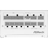 ASRock Steel Legend SL-1000GW, PC-Netzteil weiß, 1x 12-Pin High Power GPU, 3x PCIe, Kabelmanagement, 1000 Watt