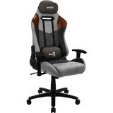 Aerocool DUKE, Gaming-Stuhl grau/braun, Tan Grey