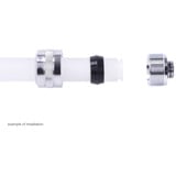 Alphacool Eiszapfen PRO 16mm HardTube Fitting G1/4 - Chrome, Verbindung chrom