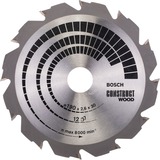 Bosch PRO Construct Wood Kreissägeblatt, Ø 190mm, 12Z Bohrung 30mm, für Handkreissägen