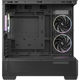 DeepCool CG380U 3F, Tower-Gehäuse schwarz, Panoramaglas-Gehäuse