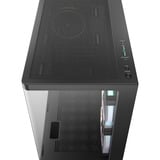 DeepCool CG380U 3F, Tower-Gehäuse schwarz, Panoramaglas-Gehäuse